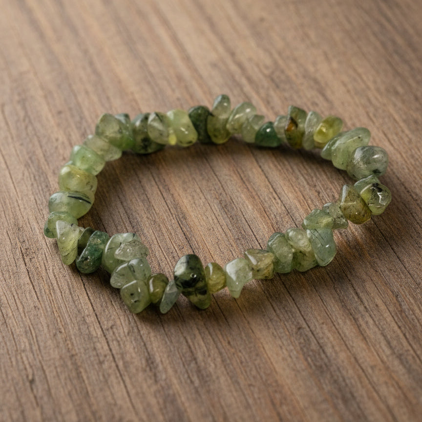 Bracelet baroque Bienveillance Préhnite