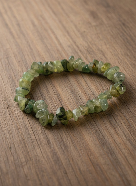 Bracelet baroque Bienveillance Préhnite