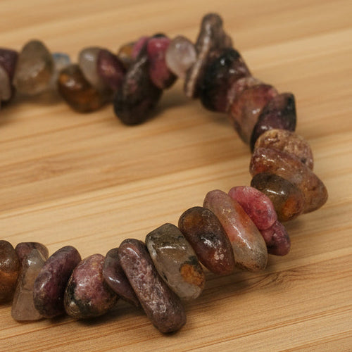 Bracelet baroque Affection Rhodonite