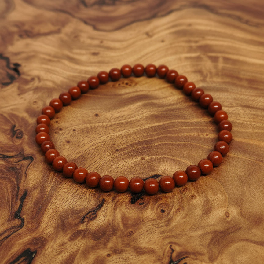 Bracelet Vitalité Jaspe rouge