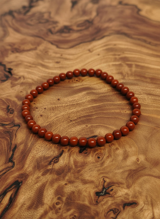 Bracelet Vitalité Jaspe rouge