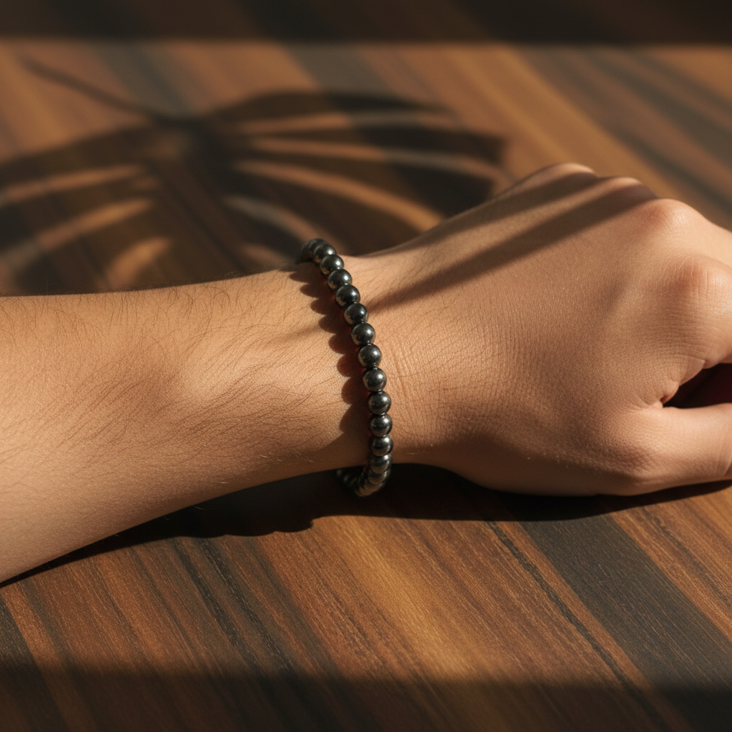 Bracelet Énergie Hématite