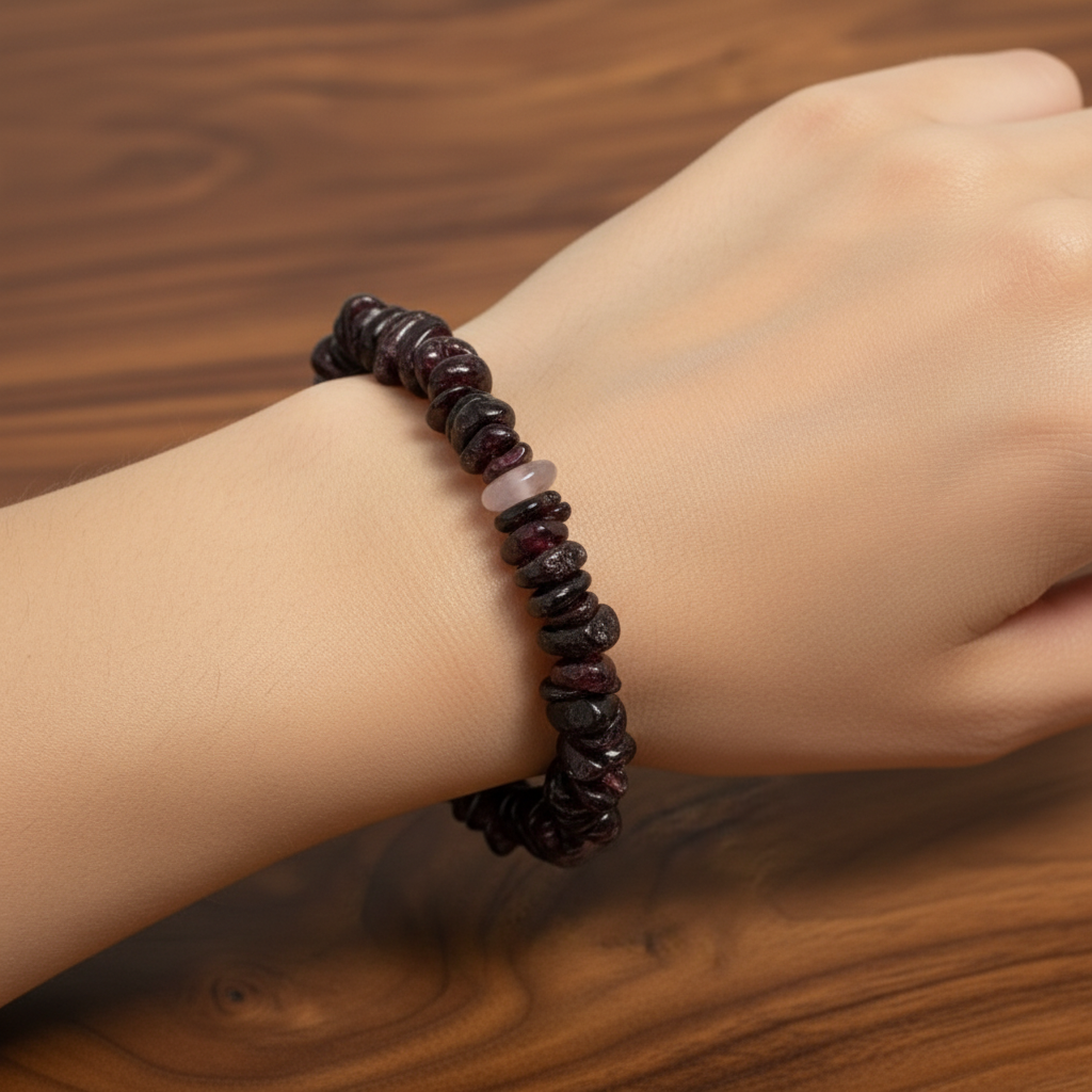 Bracelet baroque Bravoure Grenat Almandin
